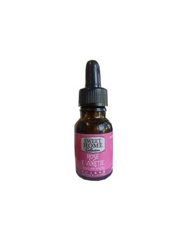 Sweet Home olio essenziale con contagocce Rose...