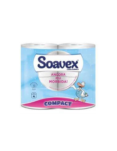 Soavex carta igienica Compact 2 veli 4 pz