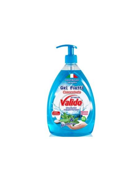 Valido gel piatti concentrato Menta e Bicarbonato dispenser 1000 ml