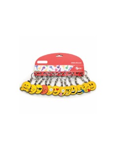 Silca portachiavi con Emoji 12 pz