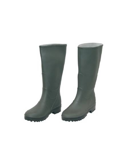 Stivali in PVC verdi ginocchio misura 42