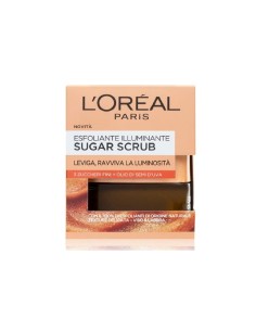 L'Oréal Sugar Scrub Zuccheri Fini e Olio di Semi d'Uva 50 ml