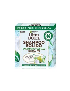 Garnier Ultra Dolce shampoo solido Cocco e Aloe Vera 60 gr