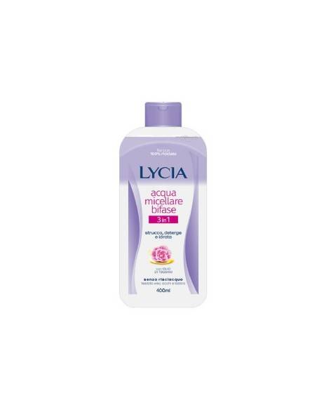 Lycia acqua micellare bifase 3 in 1 con Olio di Tsubaki 400 ml