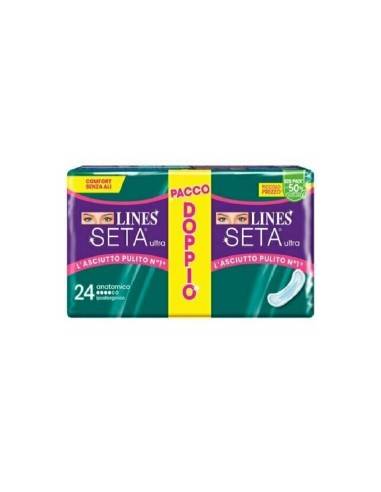 Lines Seta Ultra assorbente anatomico pacco...