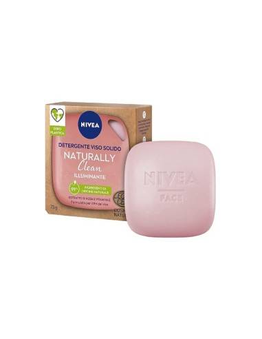 Nivea Naturally Clean detergente viso solido...