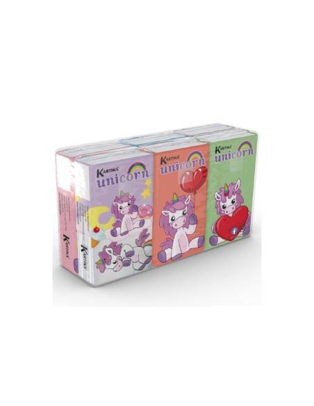 Kartika fazzoletti bimbo Unicorn 6 pz