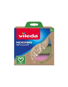 Vileda panni multiuso Microfibre 100% Recycled 30 x 30 cm...