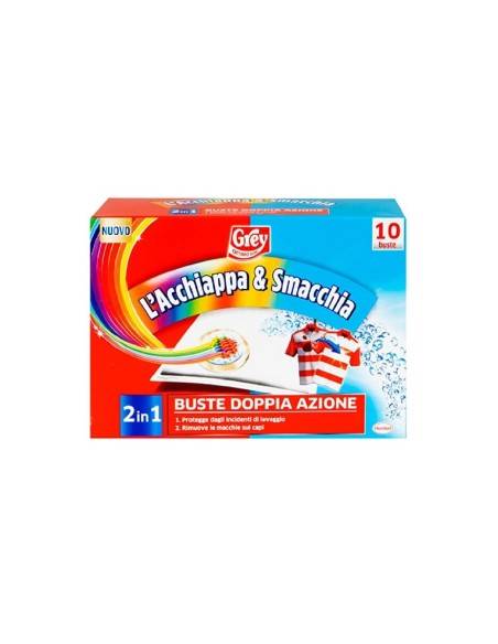 Grey L'Acchiappa & Smacchia doppia azione 10 pz