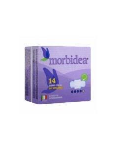 Morbidea assorbenti giorno con ali ultrasottili 14 pz