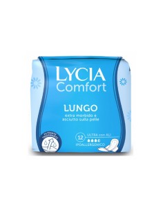 Lycia Comfort assorbente lungo con ali extra morbido 12 pz