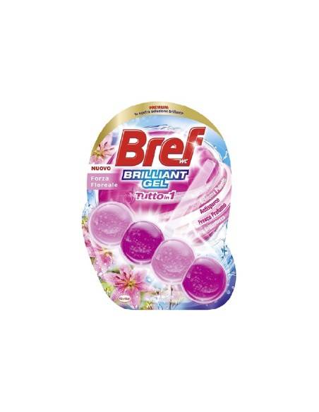Bref Wc Brilliant Gel Tutto in 1 Forza Floreale 42 gr