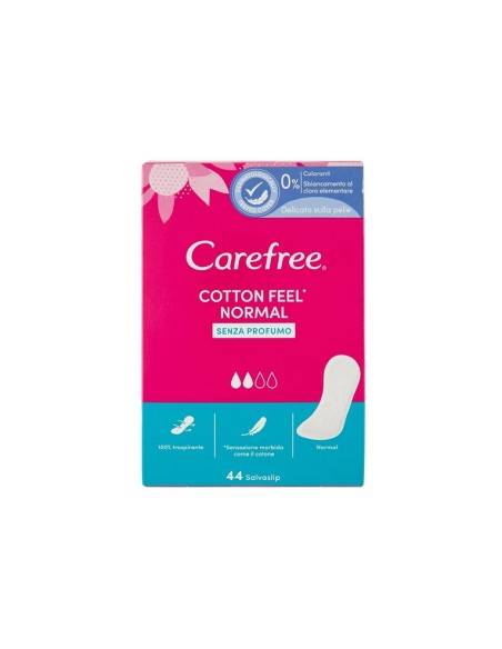 Carefree salvaslip Cotton Feel Normal senza profumo 44 pz