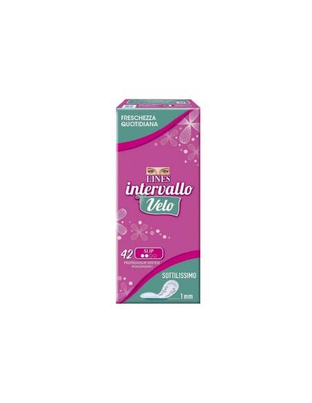 Lines proteggislip Intervallo Velo Regular 42 pz