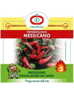 Ortoflora pianta Peperoncino Messicano vaso 14 cm