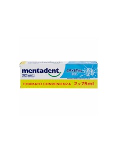 Mentadent dentifricio Crystal Gel formato convenienza 2 x...