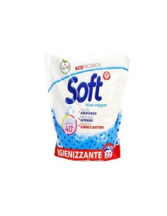 Soft ecoricarica lavatrice in polvere Blue Oxygen 22 lavaggi 2