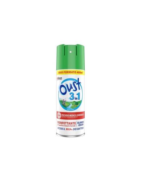 Oust spray eliminaodori disinfettante 3 in 1 400 ml