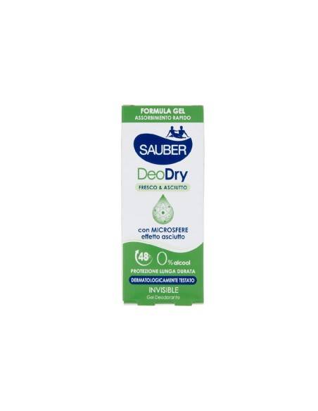 Sauber Deo Dry Fresco e Asciutto con Polvere di Bamboo tubo 30 ml