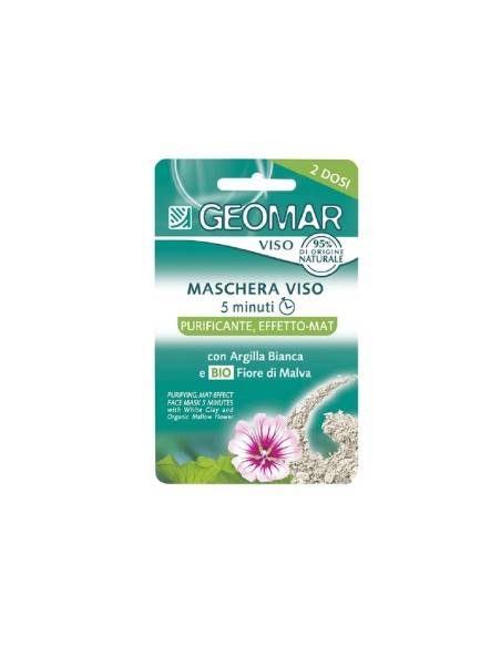 Geomar maschera viso Purificante Effetto-Mat 2 x 7,5 ml