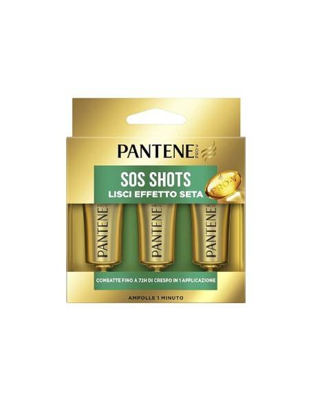 Pantene ampolle SOS Shots maschera intensiva lisci effetto seta 3 x 15 ml