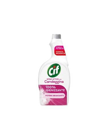Cif spray attivo con Candeggina 100% igienizzante ricarica 650 ml