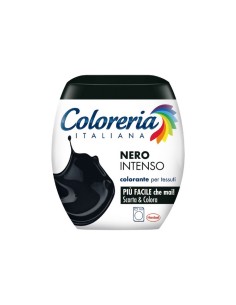Coloreria Italiana colorante per tessuti Nero Intenso 350 gr