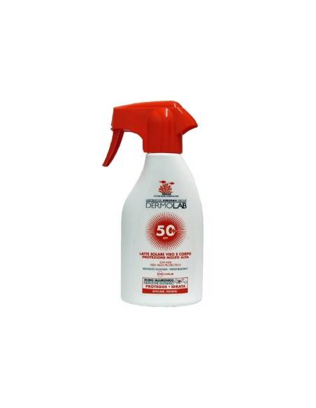 Dermolab latte solare viso e corpo 50+ SPF spray 250 ml