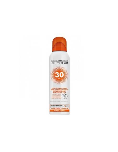 Dermolab latte solare applicazione rapida 30+ SPF spray 150 ml