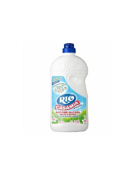 Rio Casamia Sapone e Alcool Multiuso pavimenti Muschio Bianco 1250 ml