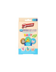 Zanzarella adesivi diffusori antizanzare Baby 24 pz