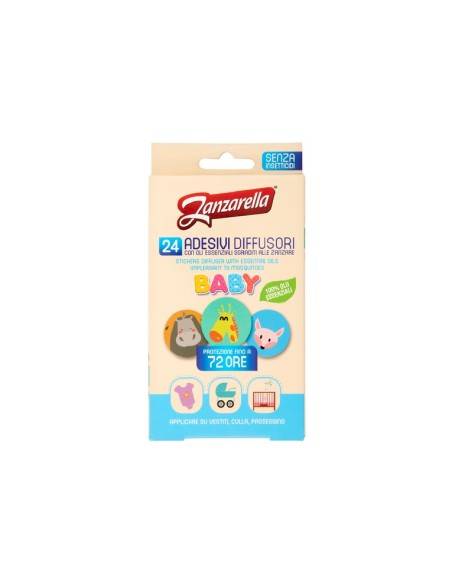Zanzarella adesivi diffusori antizanzare Baby 24 pz