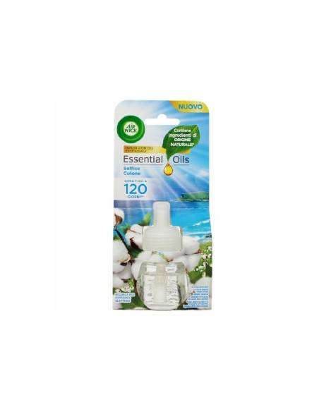 Air Wick ricarica per diffusore elettrico Soffice Cotone 19 ml
