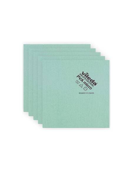 Vileda panno professionale multi uso PVAmicro Verde 38 x 35 cm (5 pz)
