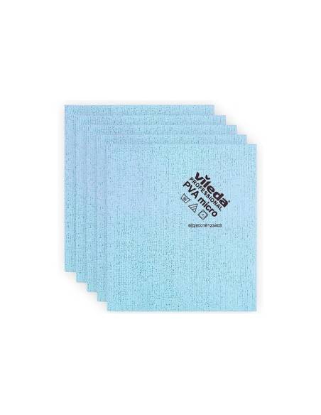 Vileda panno professionale multi uso PVAmicro Blu 38 x 35 cm (5 pz)