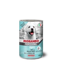 Morando Professional Cane Puppy patè con Pollo e Riso 400 gr