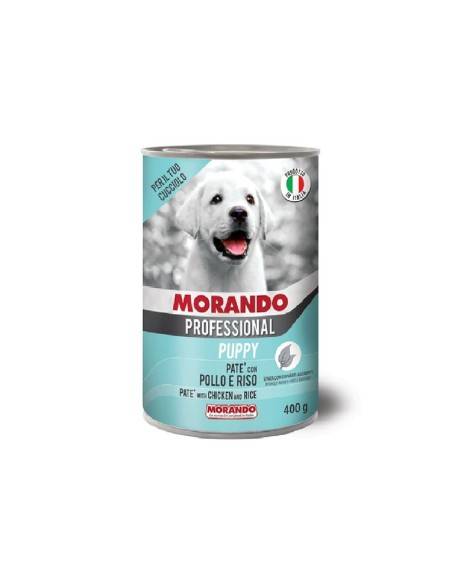 Morando Professional Cane Puppy patè con Pollo e Riso 400 gr