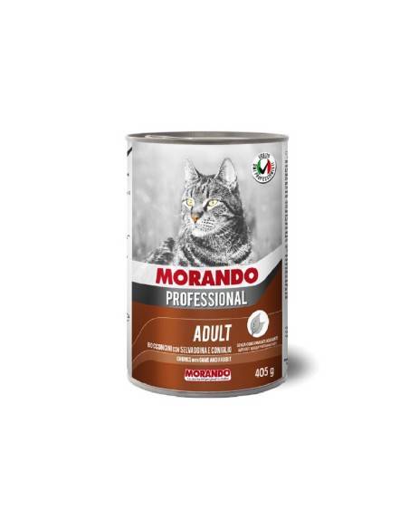 Morando Professional Gatto bocconcini di Selvaggina e Coniglio 405 gr