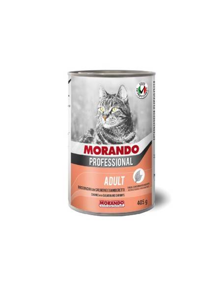 Morando Professional Gatto bocconcini di Salmone e Gamberetti 405 gr
