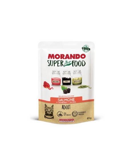 Morando Super Food Gatto Adult Mousse di Salmone 85 gr