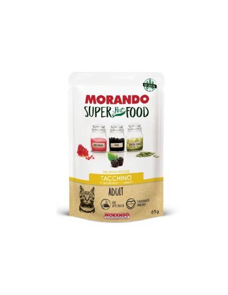 Morando Super Food Gatto Adult Mousse di Tacchino 85 gr
