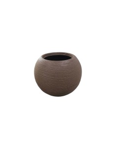 VASO SFERA RIGATA SHABBY 30 BROWN 2