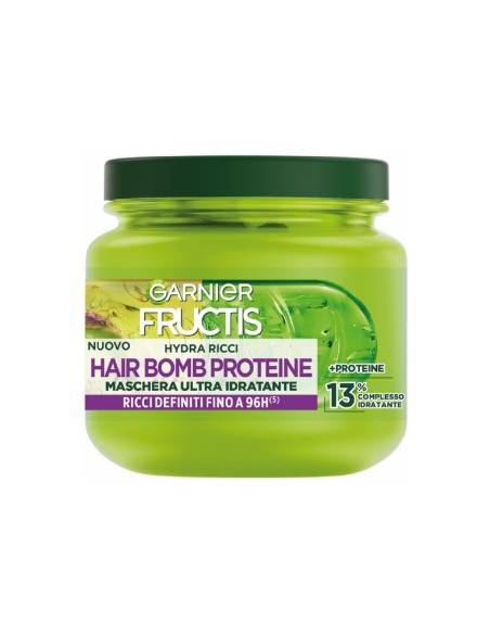 Garnier Fructis maschera Hydra Ricci Hair Bomb Proteine 320 ml
