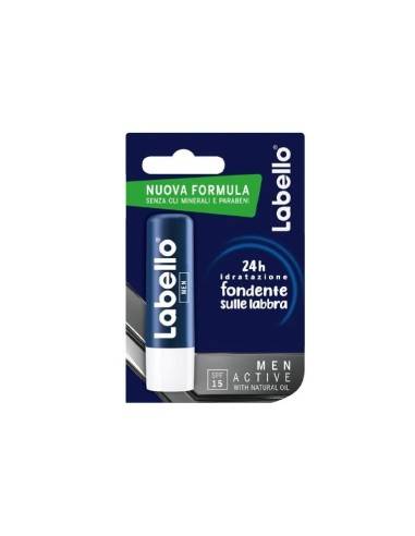 Labello Active for Men balsamo labbra con Oli...