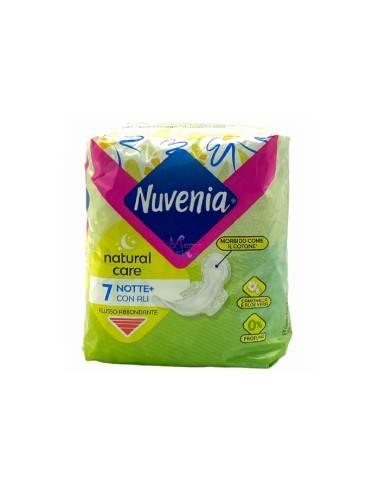 Nuvenia assorbenti notte con ali Natural Care 7 pz