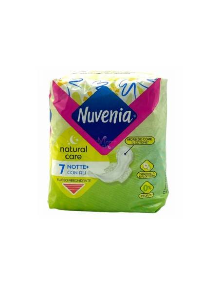 Nuvenia assorbenti notte con ali Natural Care 7 pz