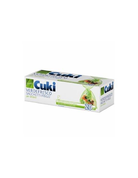 Cuki Verdefresco sacchetti frigo per verdure 29 x 42 cm 20 pz