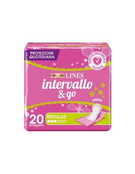 Lines Intervallo & Go assorbente Regular 20 pz