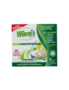 Winni's Naturel tabs lavastoviglie Lemon 15 pz