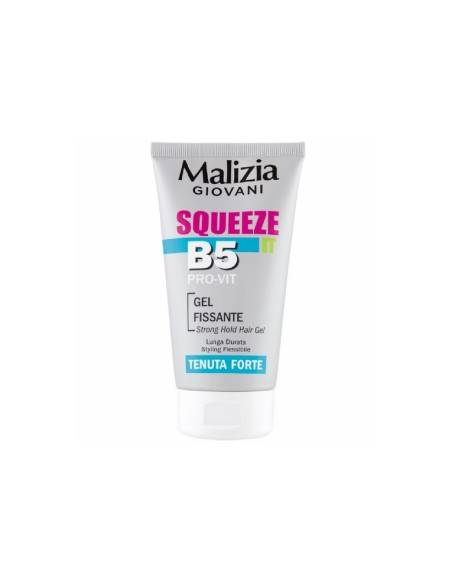 Malizia giovani gel fissante Squeeze B5 Pro-Vit tenuta forte 150 ml